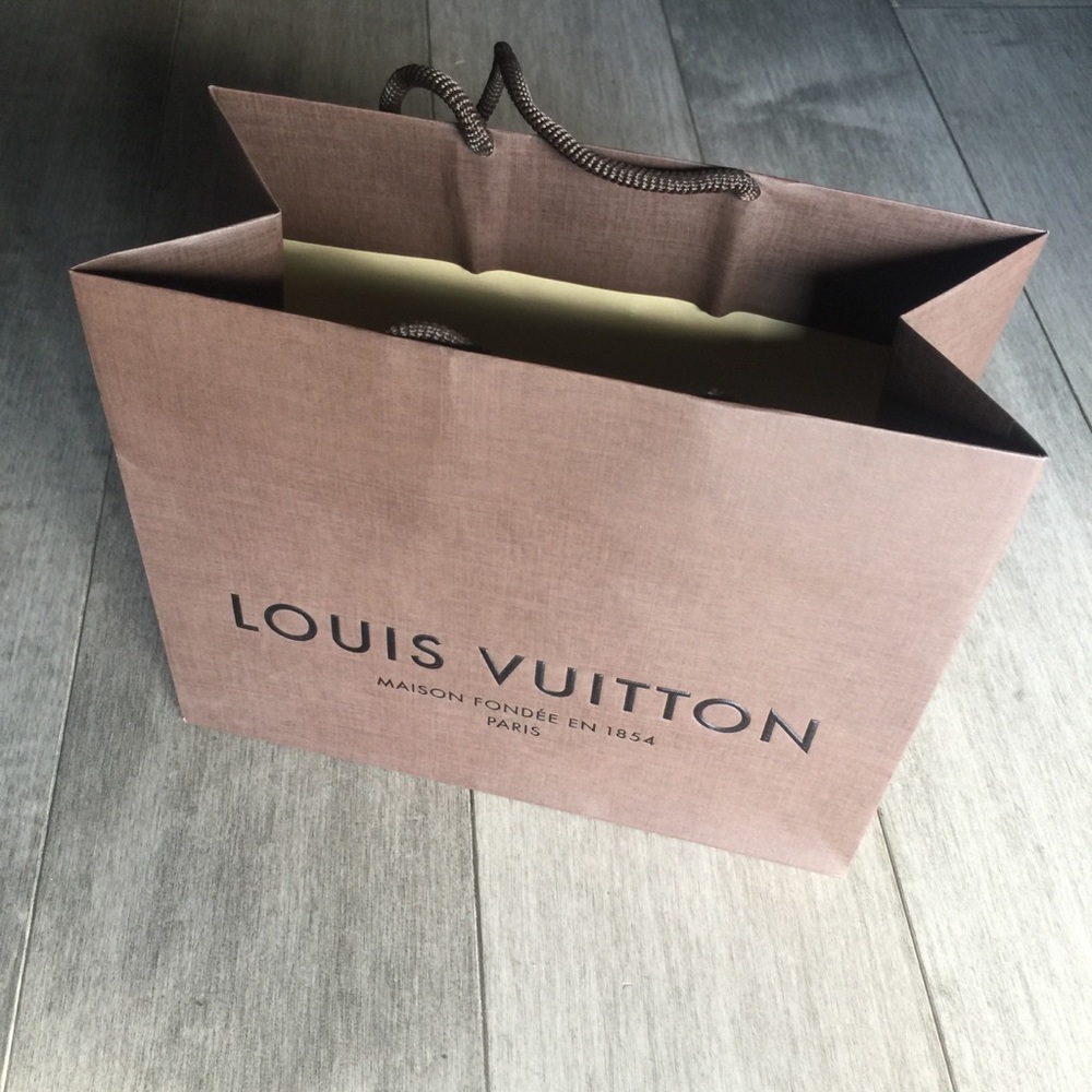 Louis Vuitton retail shopping bag